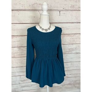 143 Story Blue blouse small